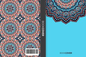 livre de couverture de mandala vecteur