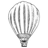 chaud air ballon illustration. vecteur