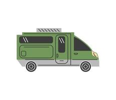 camping-car de transport vecteur