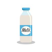 Lait bouteille icône conception vecteur modèle