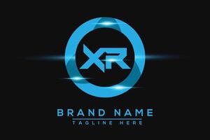 xr bleu logo conception. vecteur logo conception pour entreprise.