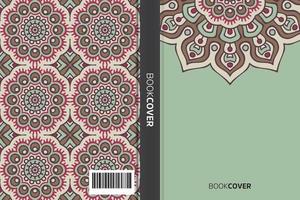 livre de couverture de mandala vecteur