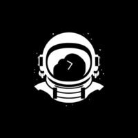 astronaute - minimaliste et plat logo - vecteur illustration