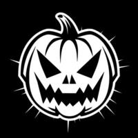 Halloween, noir et blanc vecteur illustration