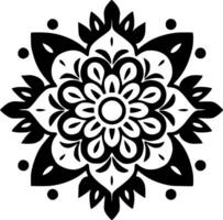 mandala - minimaliste et plat logo - vecteur illustration