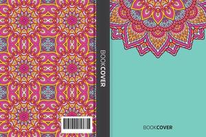 livre de couverture de mandala vecteur