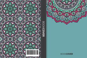 livre de couverture de mandala vecteur