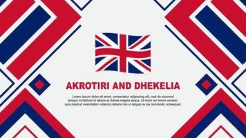 akrotiri et dhekelia drapeau abstrait Contexte conception modèle. akrotiri et dhekelia indépendance journée bannière fond d'écran vecteur illustration. drapeau