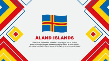 un terrain îles drapeau abstrait Contexte conception modèle. un terrain îles indépendance journée bannière fond d'écran vecteur illustration. un terrain îles Contexte