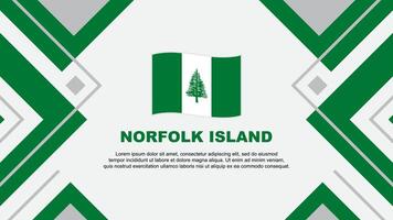 Norfolk île drapeau abstrait Contexte conception modèle. Norfolk île indépendance journée bannière fond d'écran vecteur illustration. Norfolk île illustration
