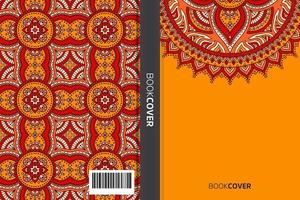 livre de couverture de mandala vecteur