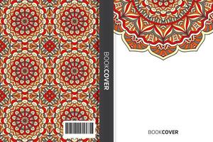 livre de couverture de mandala vecteur