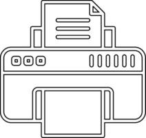 imprimante vecto icône vecteur