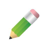 crayon icône dans couleur. griffonner esquisser plan vecteur