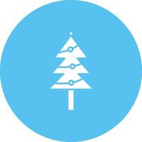 Noël arbre icône vecteur image. adapté pour mobile applications, la toile applications et impression médias.