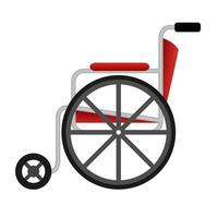 fauteuil roulant icône dans couleur. infirmière un service Sénior vecteur