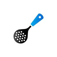 spatule icône dans duo Ton couleur. cuisine ustensile cuisine Ménage vecteur