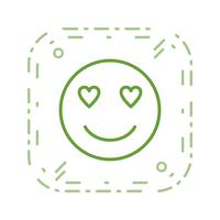 Amour Emoji Vector Icon