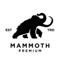 mammouth logo icône conception icône illustration vecteur