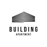 bâtiment appartement propriété logo conception Créatif idée vecteur