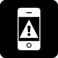 mobile alerte vecto icône vecteur