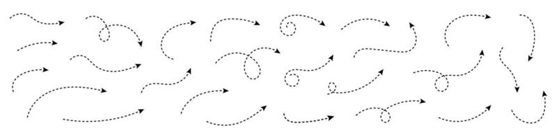 incurvé à pois La Flèche. zigzag La Flèche rayures conception avec à pois lignes. vecteur