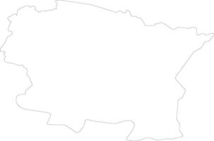alta verapaz Guatemala contour carte vecteur