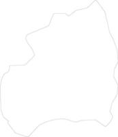bubanza burundi contour carte vecteur