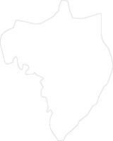 macenta Guinée contour carte vecteur