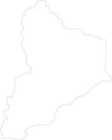 neuquén Argentine contour carte vecteur