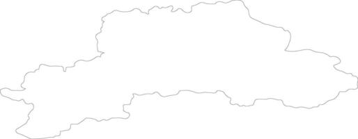 moguilev biélorussie contour carte vecteur