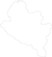 Narino Colombie contour carte vecteur