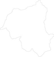 ouham-pende central africain république contour carte vecteur