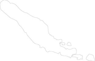 choix Salomon îles contour carte vecteur