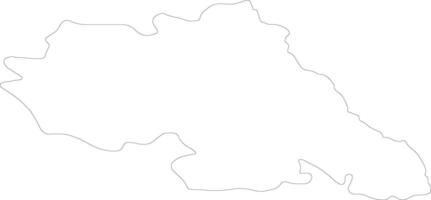 iasi Roumanie contour carte vecteur