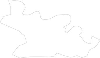 soroca Moldavie contour carte vecteur