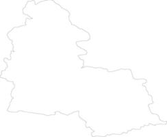 résumé Ukraine contour carte vecteur