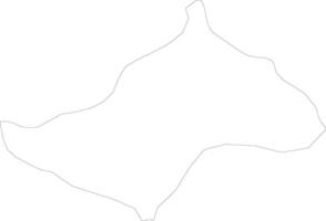 zaqatala Azerbaïdjan contour carte vecteur