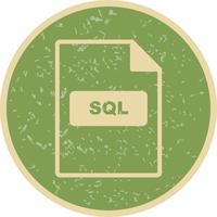 Icône de vecteur SQL