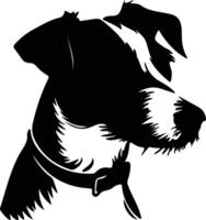 jack Russell terrier silhouette vecteur