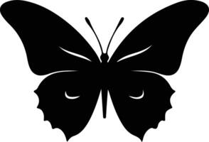 Ulysse papillon noir silhouette vecteur