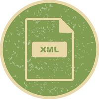 Icône de vecteur XML
