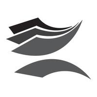 modèle de conception de papier icône logo vector