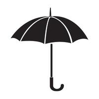 parapluie icône logo modèle de conception de vecteur