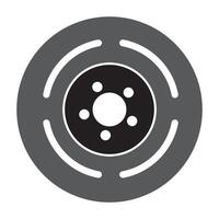 modèle de conception de vecteur de logo d'icône de freins à disque