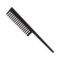cheveux peigne icône logo vecteur conception modèle