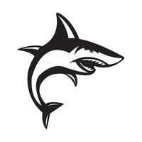 modèle de conception de vecteur de logo d'icône de requin
