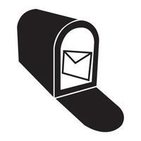 courrier boîte icône logo vecteur conception modèle