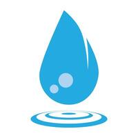 gouttes d'eau icône logo modèle de conception de vecteur