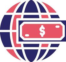 global devise vecteur icône